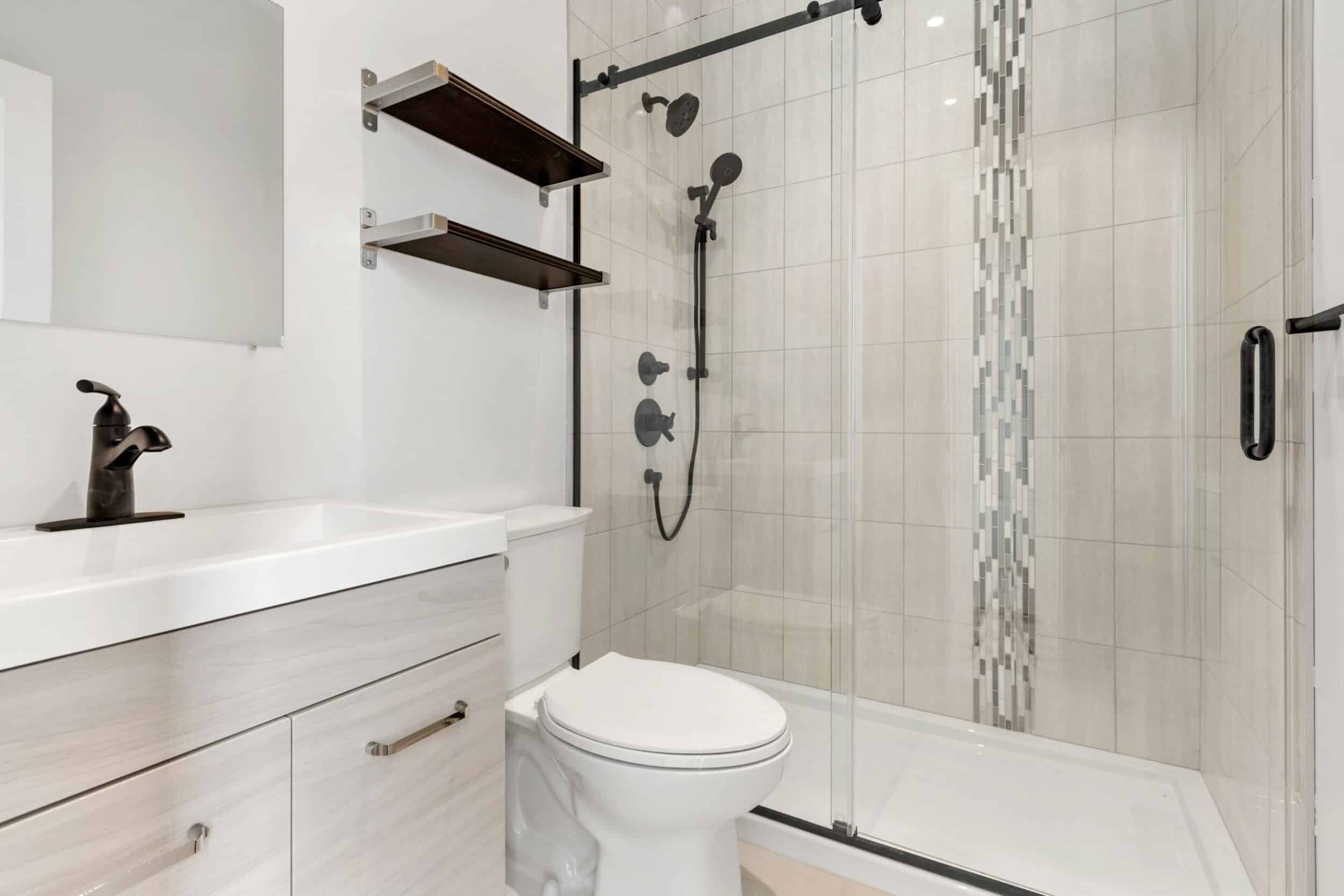 Shower Remodels in Corpus Christi, TX – Modern, Safe, and Fast 5 a bathroom with a glass shower door